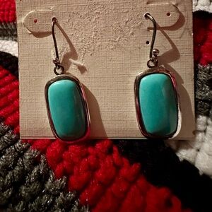 Vintage Turquoise Drop Earrings